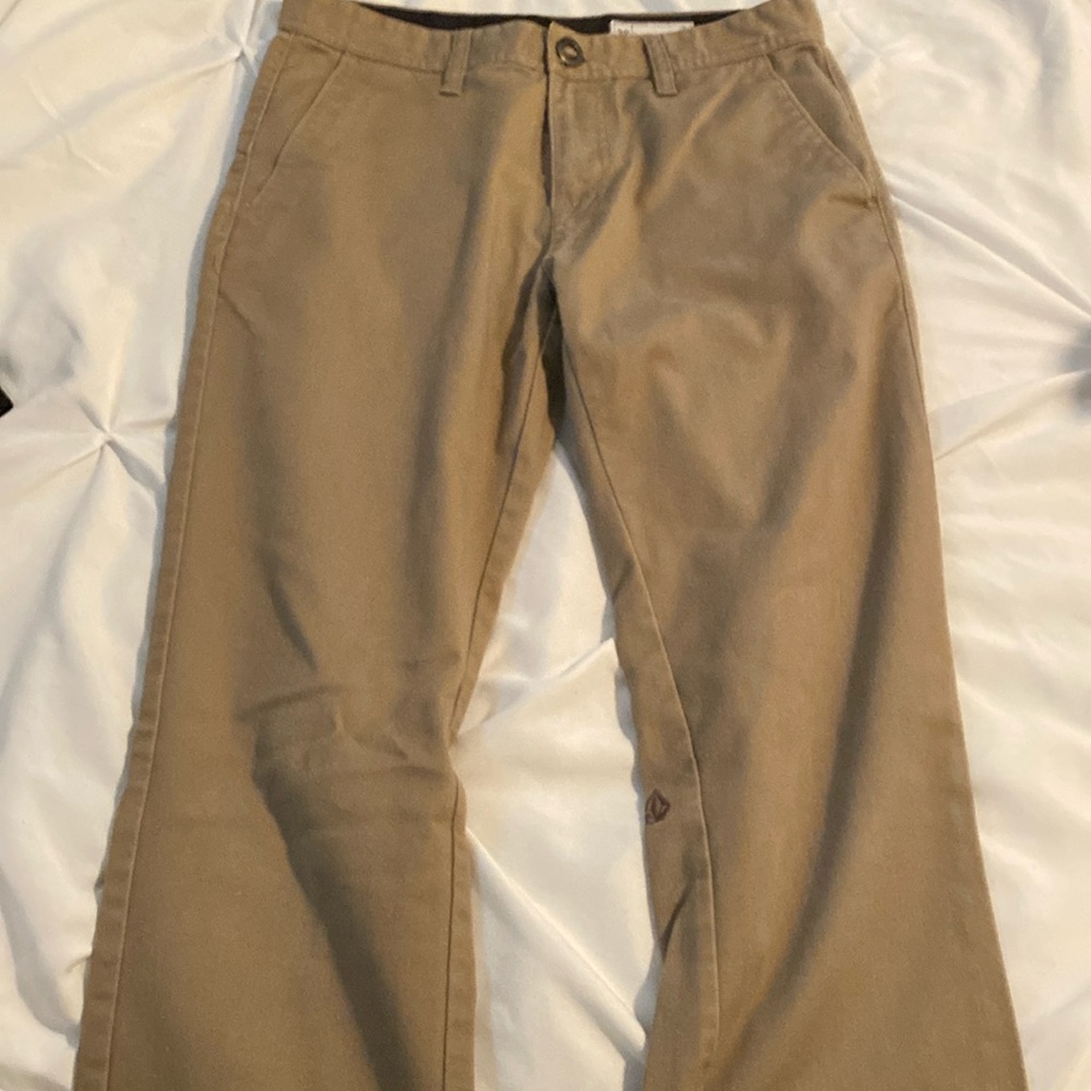 Boys size 28 Volcom Kakhis